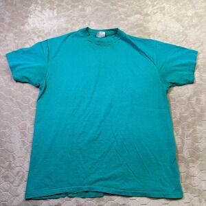 VTG 80s Hanes Beefy Blank T-Shirt Sz XL USA Made Single Stitch THRASHED WORN